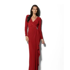 Red Evening Dresses by Lauren Ralph Lauren